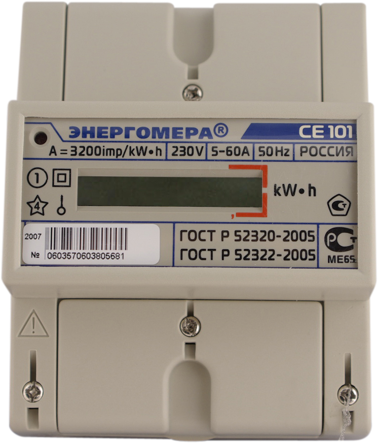 Счетчик CE 101 R5.1 145 М6 5-60А ЖКИ